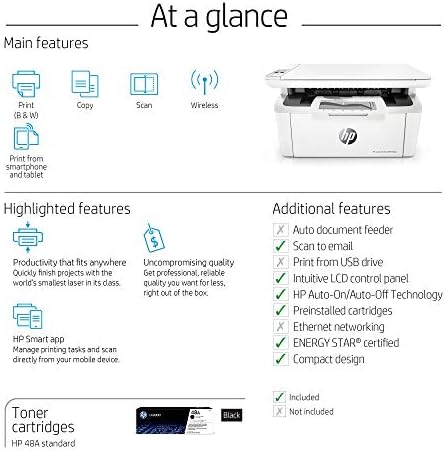 HP Laserjet Pro M29w All-in-One Wireless Monochrome Laser Printer with Mobile Printing (Y5S53A) (Renewed) - Image 6