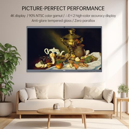 JAV 86" Smart Board Pro Google EDLA Certified 4K UHD Interactive Whiteboard for Classroom Office All-in-One Touchscreen Display with 48MP AI Camera 100W Soundbar Android 14 8+128GB Wall Mount Included - Image 4