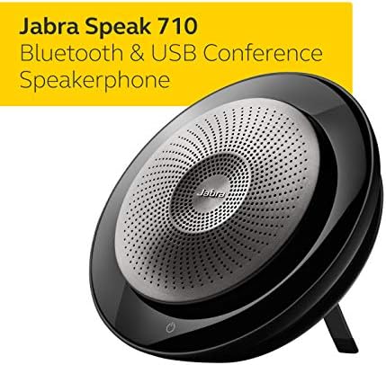 Jabra Speak 710 UC Wireless Bluetooth Speakerphone with Link 370 USB Adapter – Portable Conference Speaker for Holding Meetings Anywhere with Immersive Sound - Certified for Zoom & Google Meet - Image 2