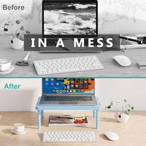 WALI Computer Monitor Stand for Desk, Adjustable Laptop Riser, up to 44 lbs - Image 7