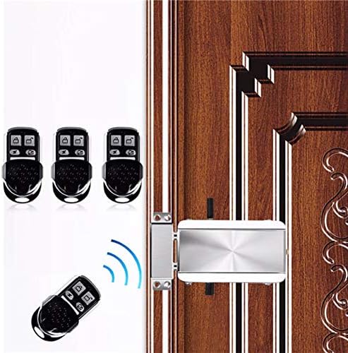 Electronic Intelligent Door Lock Kit, Home Door Lock Kit with 4 Remote Control, Smart Wireless Anti-Theft Home Security Keyless Deadbolt Access Control System for Home Hotel Apartment(Conventional) - Image 7