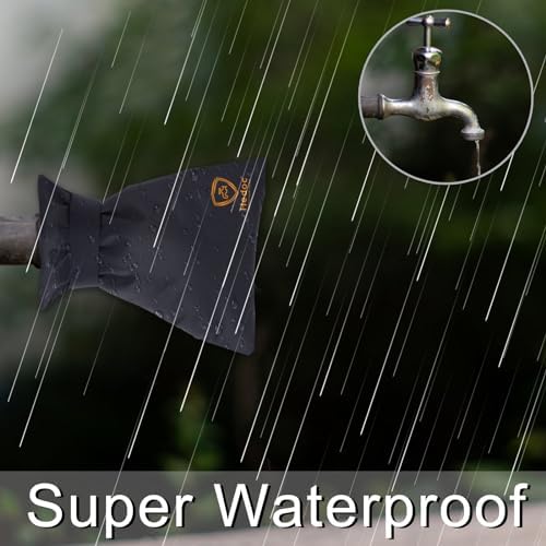 Hedoc Pro Outdoor Faucet Covers for Winter Freeze Protection, 6 Pack 6" W x 8.2" H Winter Faucet Insulation Cover Socks, Hose Bib Covers for Winter - Image 6