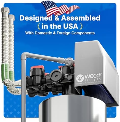 WECO Whole House Self-Cleaning Salt-Free Water Conditioner/Filter with Catalytic Activated Carbon and KDF-85® Media Guard - Made in U.S.A. (CCMG-0948) - Image 2