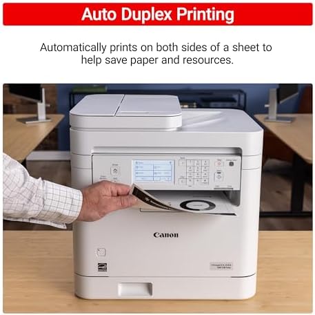 Canon imageCLASS MF287dw - Monochrome, Duplex, Wireless Laser Printer, All-in-One Print, Copy, Scan, Fax, Auto Document Feeder, 1 Year Limited Warranty, 35 PPM, White - Image 7