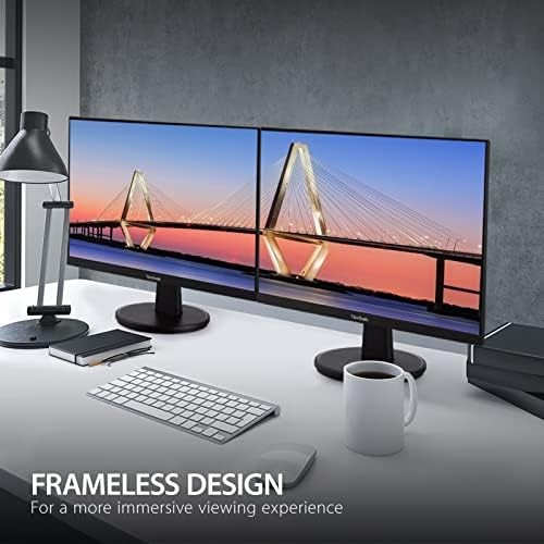 ViewSonic VS2247-MH 22 Inch 1080p Monitor, 100Hz Refresh Rate for Smooth Home and Office Viewing, Eye Care Technology, Thin Bezels, HDMI, and VGA Inputs - Image 3