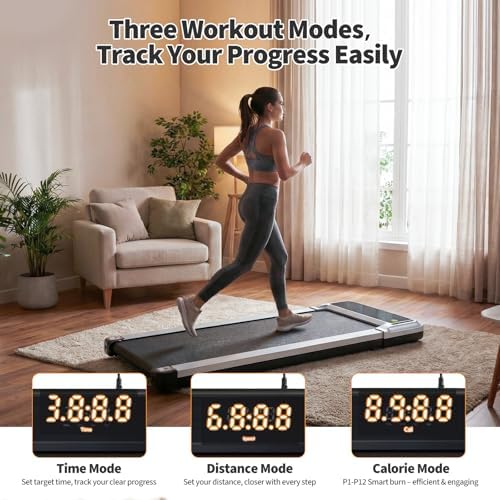 3-in-1 Walking Pad Under Desk Treadmill for Home Office Portable - Image 4