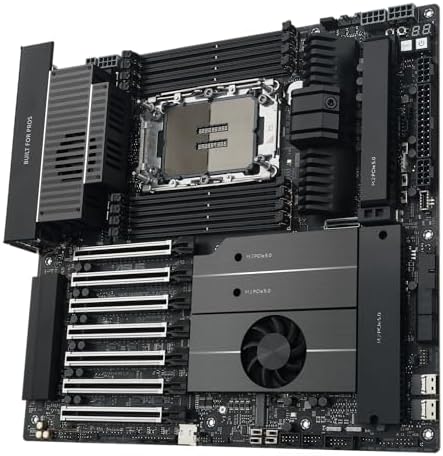 ASUS Pro WS W890E-SAGE SE Intel? W890 (LGA 4710-2) EEB Workstation Motherboard, PCIe 5.0 x16, M.2, MCIO, SlimSAS, 2X 10Gb LAN, Server-Grade Remote Management, 16+(2+2)+1+2 Stages, USB4?, USB Type-C - Image 3