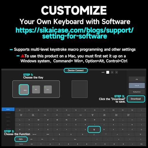 OSU Keypad HotSwap One Handed Mechanical Gaming Keyboard Backlit Mini USB Keypad for Accounting Working or Rhythm Games (3-Key) - Image 4