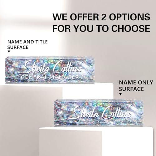 Custom Name Plate for Desk, Employee Appreciation Gifts, Office Decor - Image 2