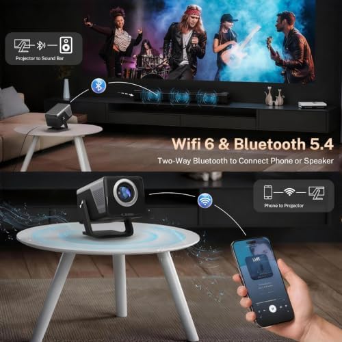 X7 1500 ANSI Smart Projector with Apps, AI Calibration, 20W HiFi Speakers - Image 5