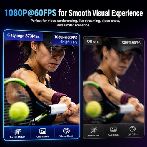 4K Webcam for PC Computer PDAF Autofocus with Built-in Microphone Windows - Image 5