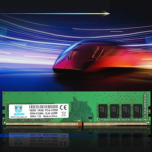 [16GB DDR4 RAM ] 16GB DDR4 2133MHz DIMM PC4-2133P PC4-17000 UDIMM Non-ECC 1Rx8 1.2V CL15 288-Pin Desktop Computer Memory - Image 4
