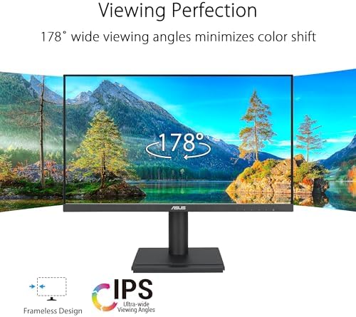 ASUS VA27DQFS 27 Inch 1080P Computer Monitor, USB Docking, TAA Compliant - Image 2