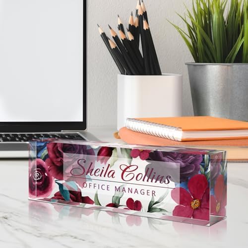 Custom Name Plate for Desk, Employee Appreciation Gifts, Office Decor - Image 3