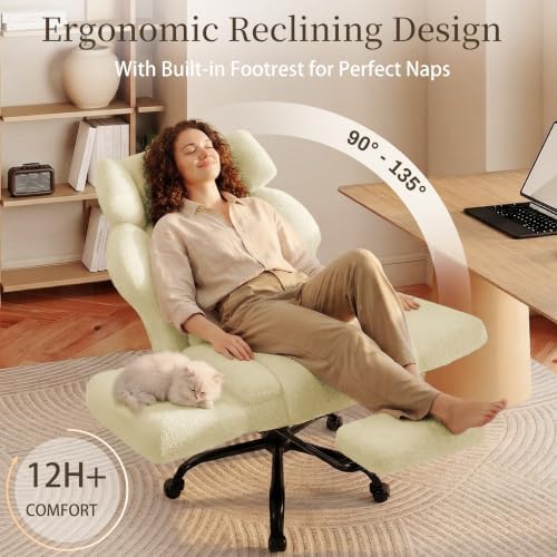 Big and Tall Office Chair with Flip Arms, Extra Wide Seat for Pets Sitting - Image 6