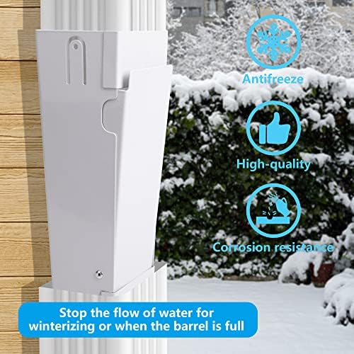 EBaokuup Rainwater Collection System, Rain Barrel Diverter Catching Collection System, Stainless Steel Raindrop Rainwater Colander Fits 3" x 4" Standard Downspout - Image 6
