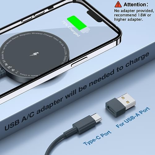 MagSafe Charger 2 Pack: Magnetic Wireless Charge iPhone 17-12 & AirPods - Image 6
