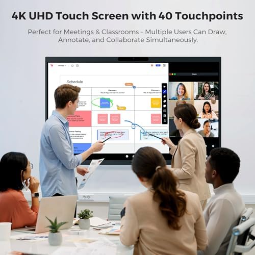 NearHub S Max 55 Interactive Whiteboard Windows 11 Pro,4K Camera & 8-Mic - Image 3