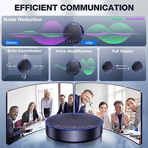 EMEET M3 Bluetooth Conference Speaker and Microphone, Zoom Certified - Image 3