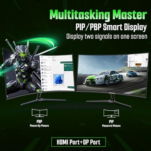 SANSUI 27 Inch 280Hz Curved Gaming Monitor,WQHD 280Hz / HD 400Hz Dual Mode, - Image 5
