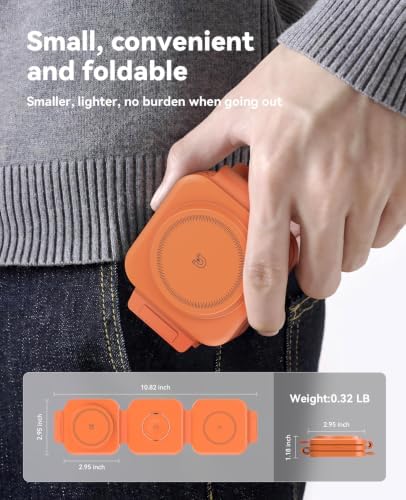 3 in 1 Charging Station for Apple, Foldable Magnetic Wireless Charger Dock - Image 3