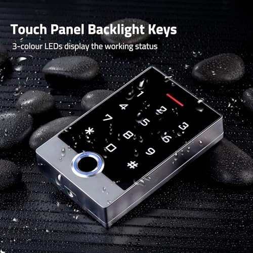 Wireless WiFi TUYA Access Control System, Fingerprint Password ID Keypad - Image 3