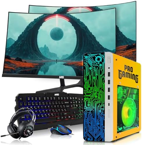 HP G4 Gaming PC, AMD Ryzen 3 Pro, 16GB RAM, 256GB SSD + 2x500GB HDD Win 11 by Amazon+Renewed