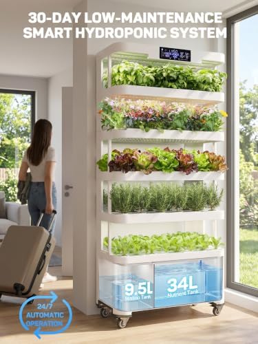 Large Hydroponics Growing System, 148-Pod Vertical Hydroponic Tower Garden - Image 6