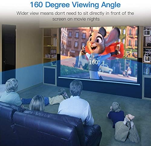 100 Inch Motorized Projector Screen with RF Remote, 16:9 HD, Silver Case - Image 6