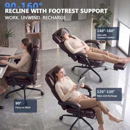 Big and Tall Office Chair, Home Office Desk Chairs,Executive Computer Chair - Image 6