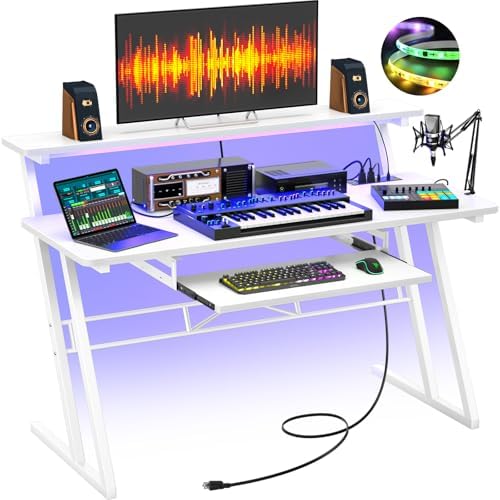 Armocity Music Studio Desk Production Workstation - Recording Studio Desk by Armocity