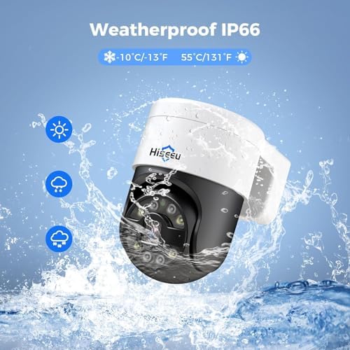 Hiseeu 4K PoE Security Camera System with 8pcs 5MP PoE PTZ Cameras - Image 6