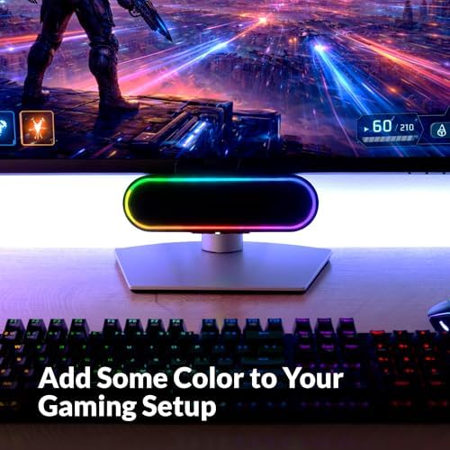 Cyber Acoustics CA-2890GX USB Gaming Speaker, 10W, Music Sync LED Lights - Image 3