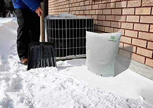 Insulated Pouch - Backflow Preventer Insulation Cover for Winter Freeze Protection, Pale Khaki, 17’’W x 21’’H - Measure Before Purchase - Image 3