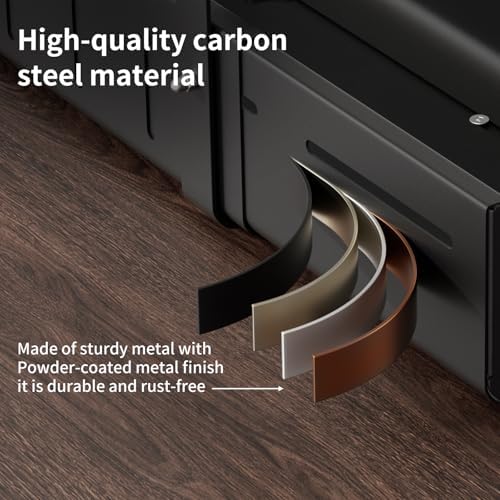 Under Desk Cable Management Tray, Expandable 25.2"–38.6" Cable Tray,Black - Image 5