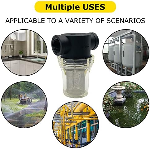 Female NPT in-Line Strainer with Stainless Steel Filter Screen (1 inch 40 mesh) - Image 6