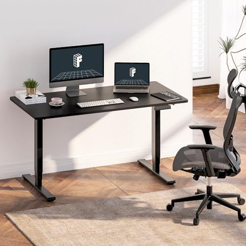 FLEXISPOT E6 3-Stage Dual Motor Electric Standing Desk 48 x 30 Sit Stand Up Desk, Holds 220 lbs, Adjustable Height w/Memory Presets, One-Piece Black Desktop & Black Frame, Ships in 2 Boxes - Image 2