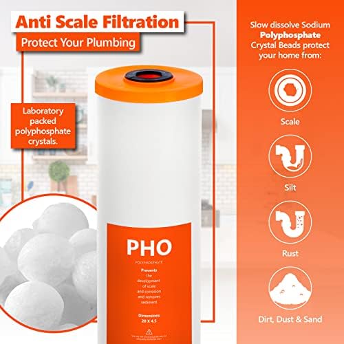 Express Water 2-Year Whole House Anti Scale Filter Set, 5 Micron - Image 2