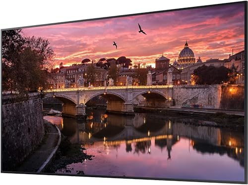 Samsung QB65R 65 inch 4K UHD LED Commercial Signage Display for Business with HDMI, Wi-Fi, 350 nit (LH65QBREBGCXZA), Black - Image 2