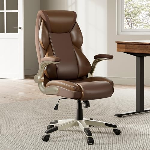 EUREKA ERGONOMIC Galene Executive Office Chair, Brown by EUREKAERGONOMIC