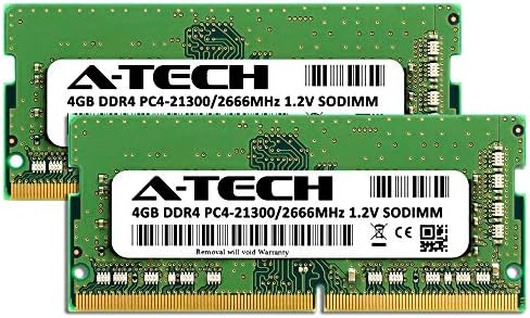 A-Tech DDR4 RAM 8GB Kit (2x4GB) 2666MHz PC4-21300 SODIMM Laptop Memory - Image 2