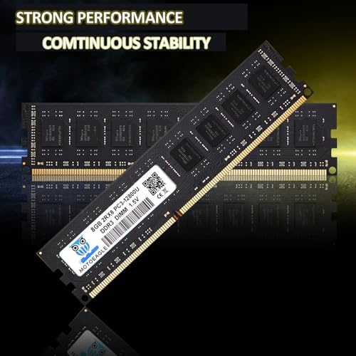 8GB DDR3 1600MHz PC3-12800U-11 Non ECC Unbuffered 1.5V 2Rx8 Dual Rank 240 Pin UDIMM Desktop Memory RAM Module Upgrade - Image 5