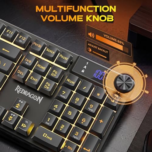 Redragon K521 Pro Wireless Gaming Keyboard with Screen - Image 2