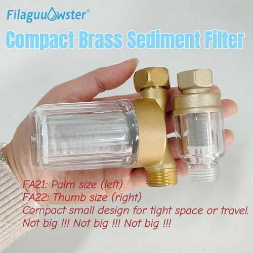 FA21 Brass Water Filter for Shower, Washing Machine 1/2+3/4 - Image 3