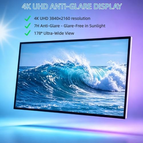 OFFNOVA 65" Interactive Smart Board - 4K UHD Anti-Glare Capacitive Touchscreen, 48MP Camera & 8-Mic Array, Android 14, for Home Education Meeting Office Entertainment Hybrid Work, Wall Mount Included - Image 3