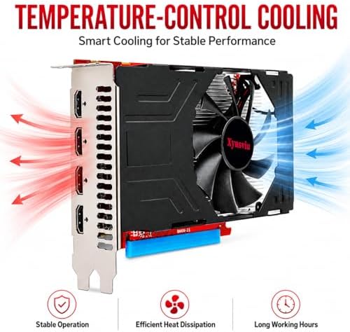 RX560 4GB GDDR5 4 HDMI Multi Monitor Graphics Card - Image 5