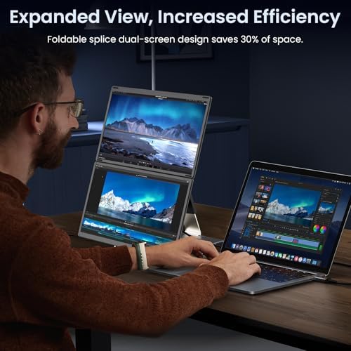 15.6" Laptop Screen Extender, 1080P FHD Detachable Laptop Monitor Extender - Image 5