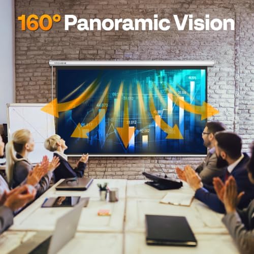 VIVOHOME 84 Inch 16:9 Motorized Projector Screen, White - Image 5