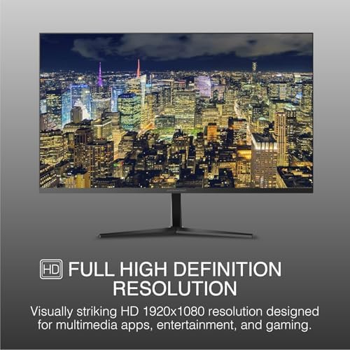 Packard Bell airFrame 27" FHD Monitor, 1920x1080, Ultrawide, VESA Mount, Tilt Adjust, HDMI/VGA, Slim Bezel, for Home, Office, and Light Gaming - 2 Pack - Image 2