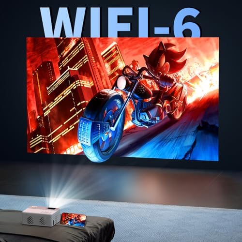 TMY 1080P Mini Projector, Built in Netflix app, 2-way Bluetooth, WiFi6 - Image 3